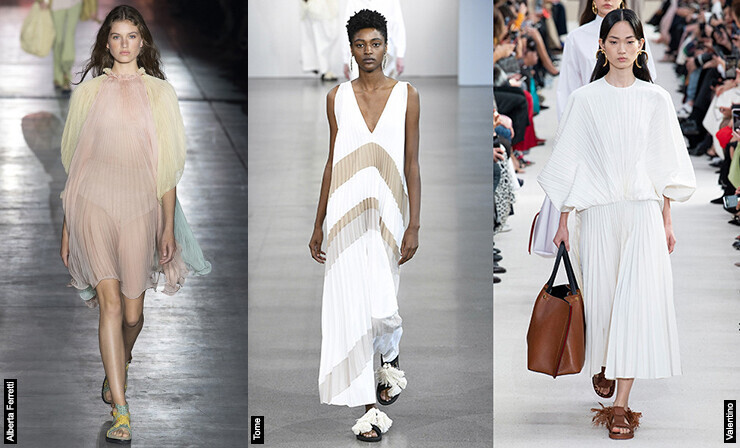 pleating trend