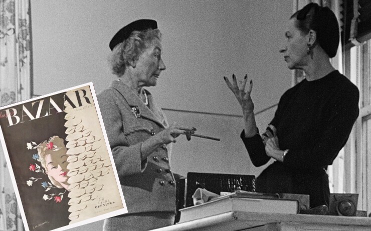 Carmel Snow and Diana Vreeland