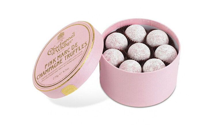 Pink Marc de Champagne Truffles