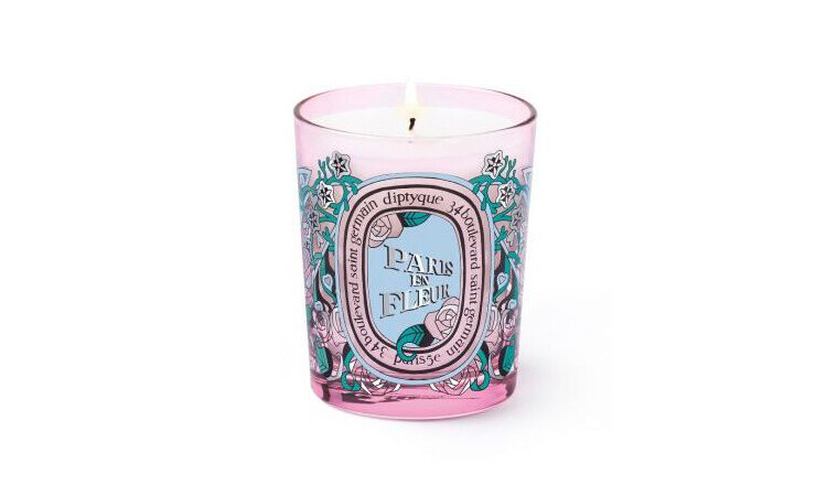 Paris en Fleur candle