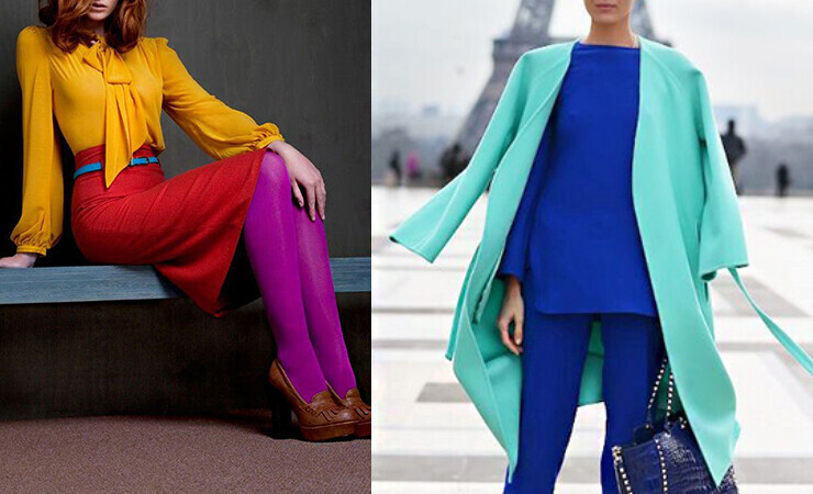 color blocking trend