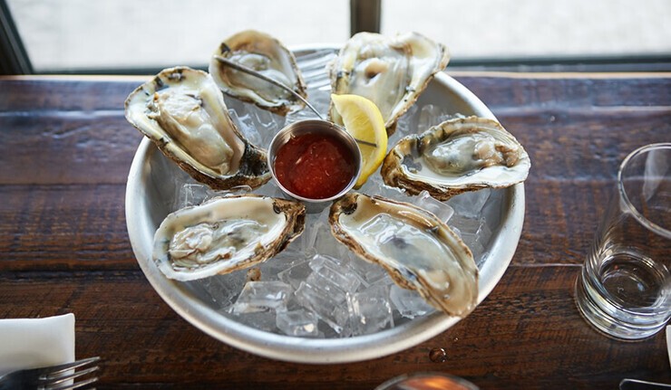 Oysters healthy food