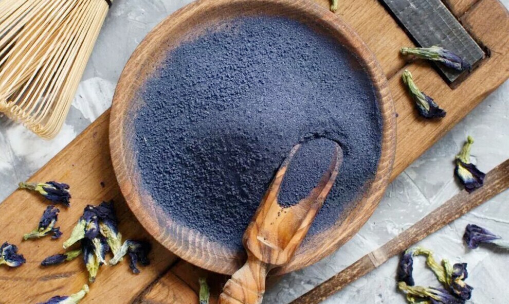blue matcha