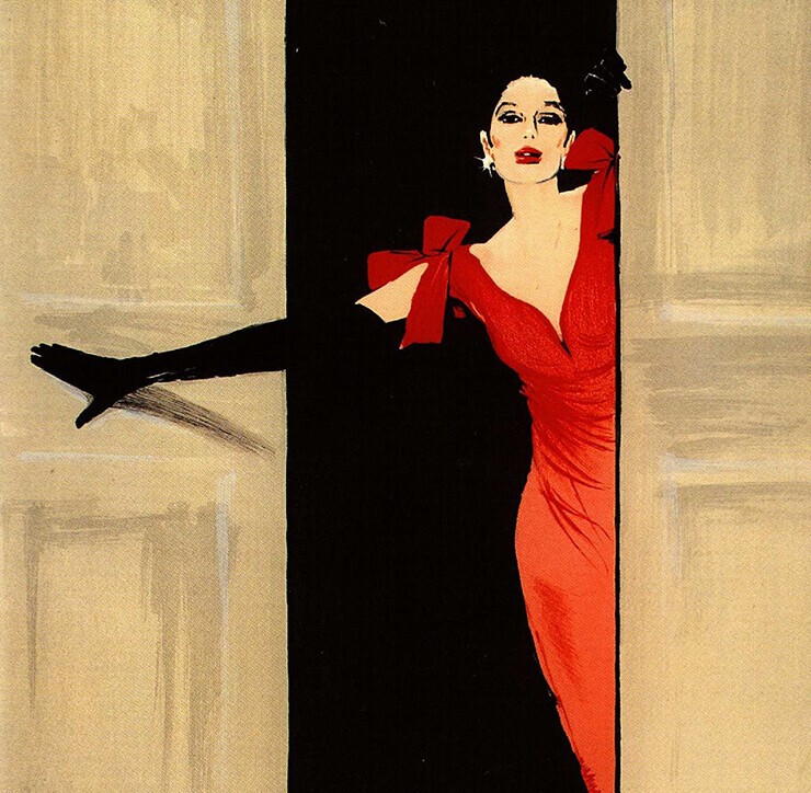Rene Gruau illustration