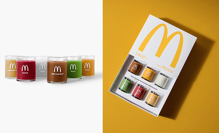 McDonald's candles