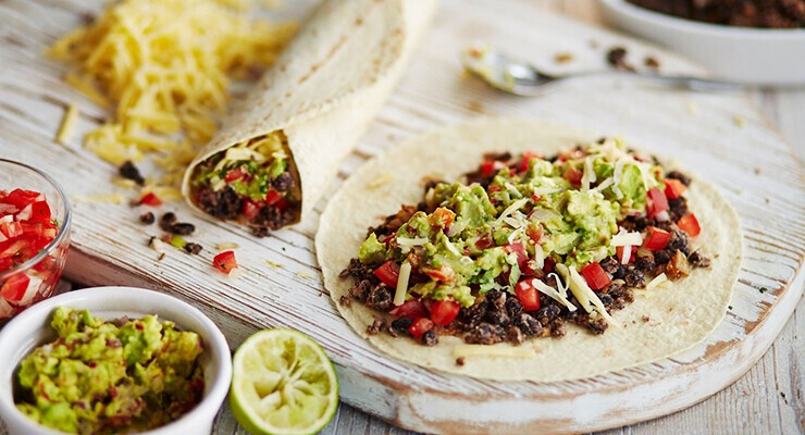Vegetable Burritos recipe
