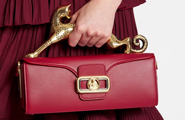 Lanvin Leather Pencil Cat Bag