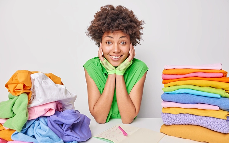 get rid of old clothes