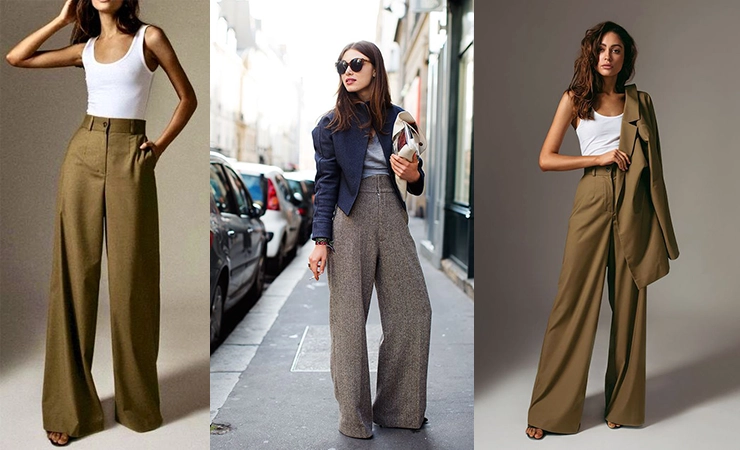 High-Waisted Trousers