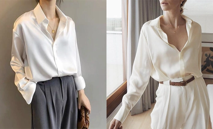 White Button-Down Shirt