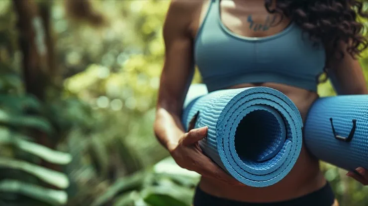 yoga in park