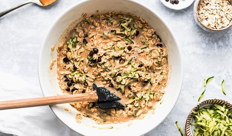 Zucchini and Chocolate Baked Oatmeal
