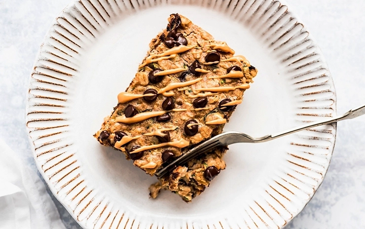 Zucchini and Chocolate Baked Oatmeal