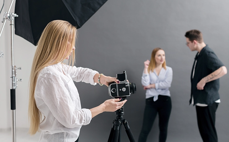 model guide to photoshoot