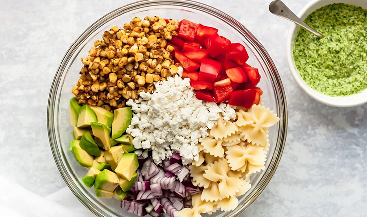 Corn Pasta Salad with Cilantro
