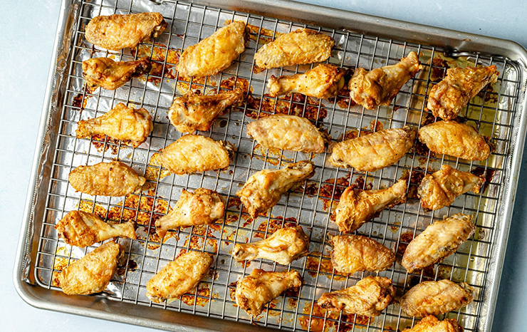 Peanut Chicken Wings in Sesame Seeds