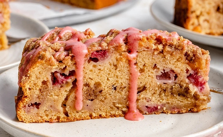 Strawberry Toffee Cake recipe