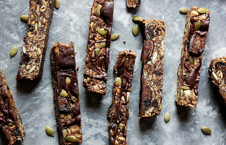 Chocolate Granola Bars recipe