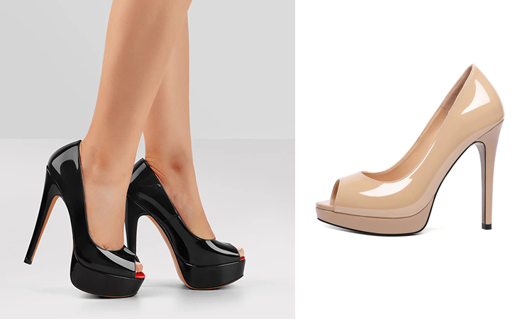 Peep-Toe Heels