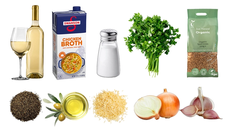 Spelt Risotto with Mushrooms