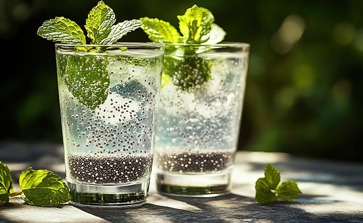 chia seed water