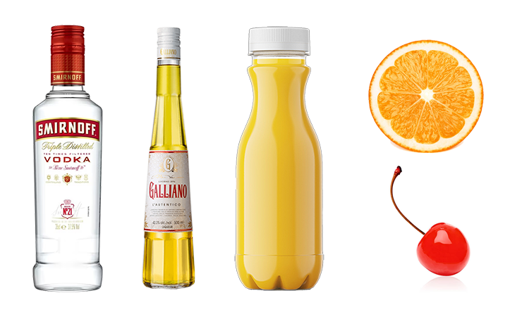 Harvey Wallbanger cocktail