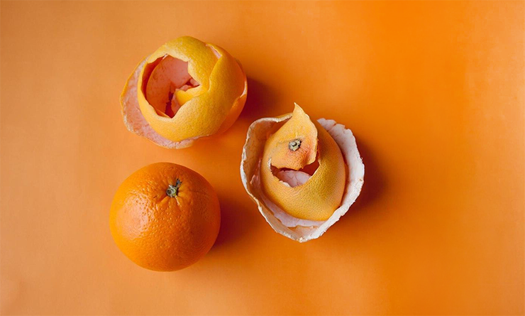 add mandaring peel to tea