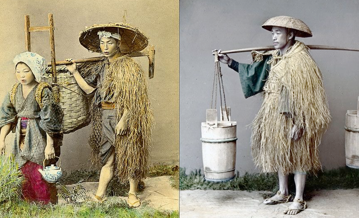 mino Japanese straw cape