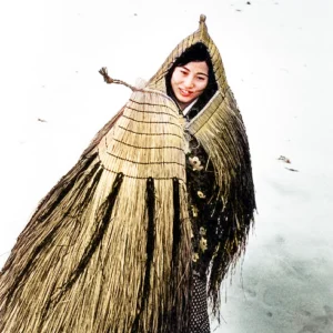 mino Japanese straw cape