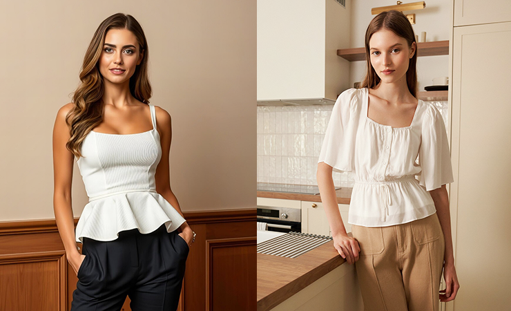 Peplum Top is