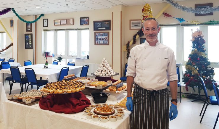 Olivier Hubert chef British Antarctica