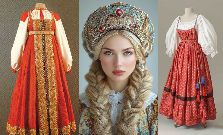 Matryoshka Dress USSR