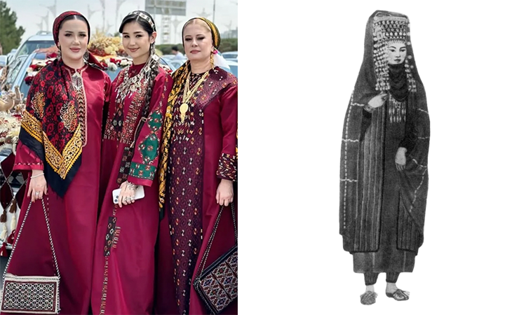 Turkmenistan traditional Clothing