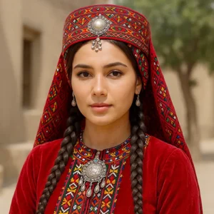 Turkmenistan traditional Clothing