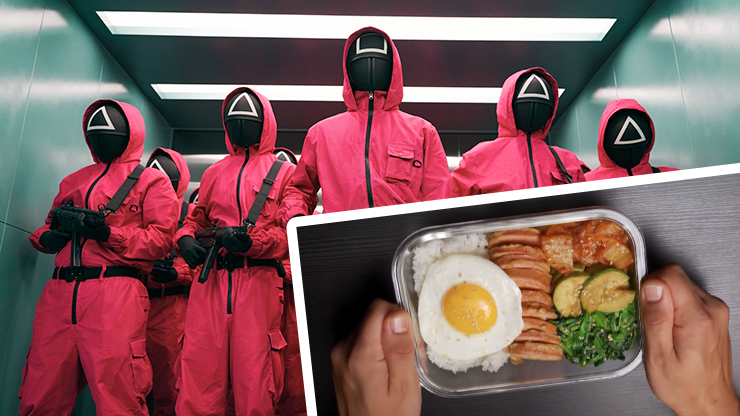 squid game lunchbox recipe