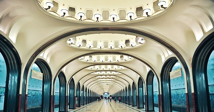 самые красивое метро