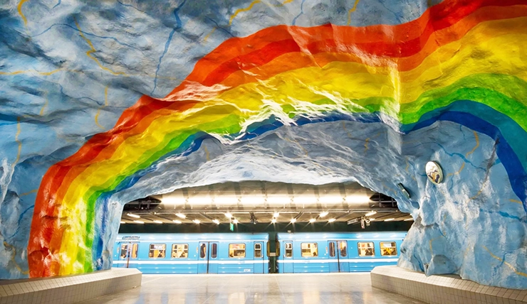 самые красивое метро