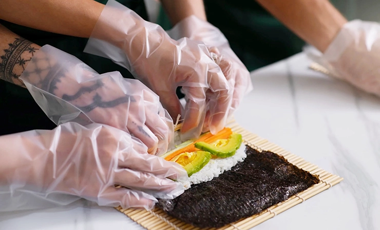 перчатки шеф повара высокая кухня