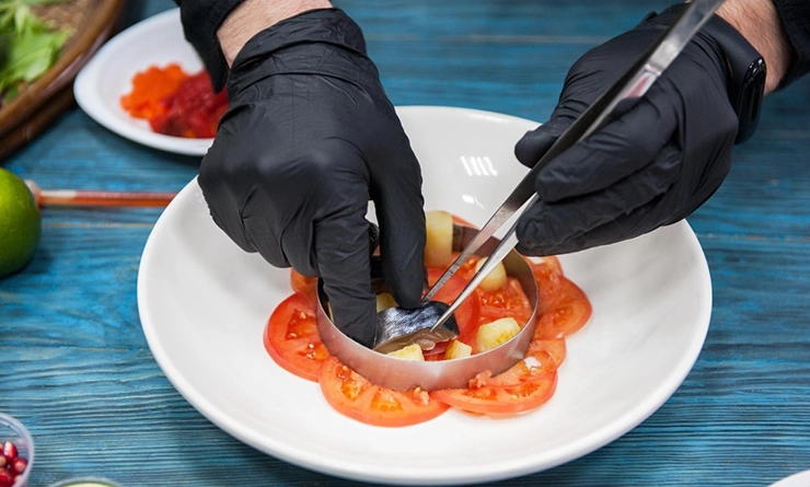 перчатки шеф повара высокая кухня