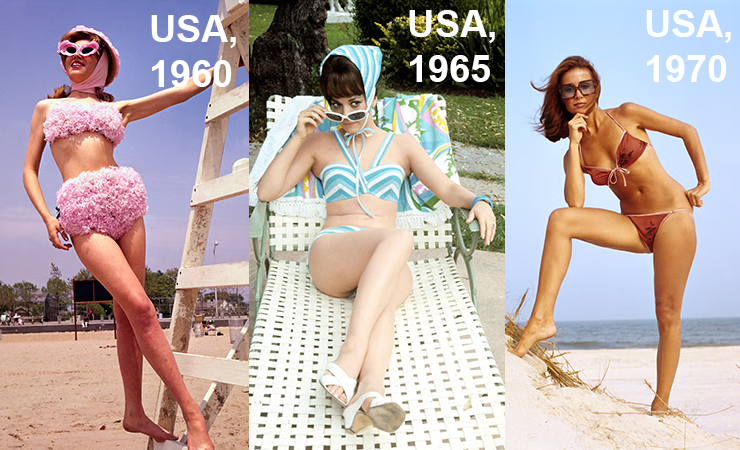 retro bikini fashion