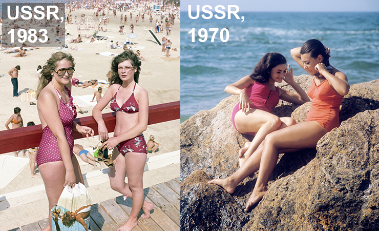 retro bikini fashion