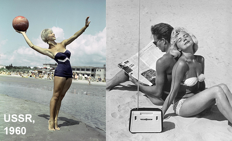 retro bikini fashion