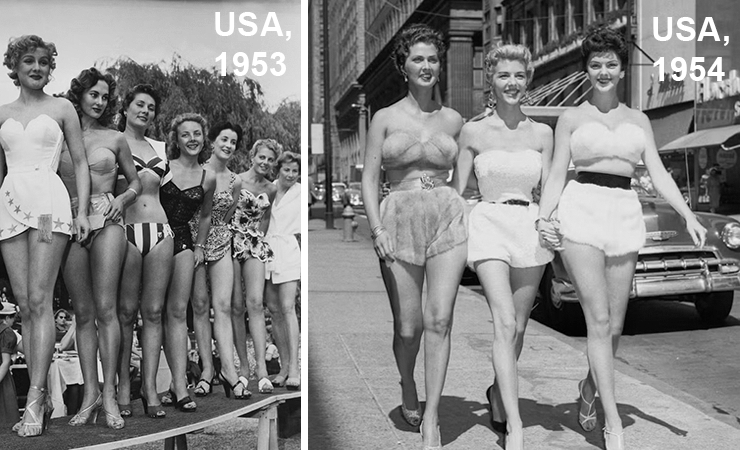 retro bikini fashion