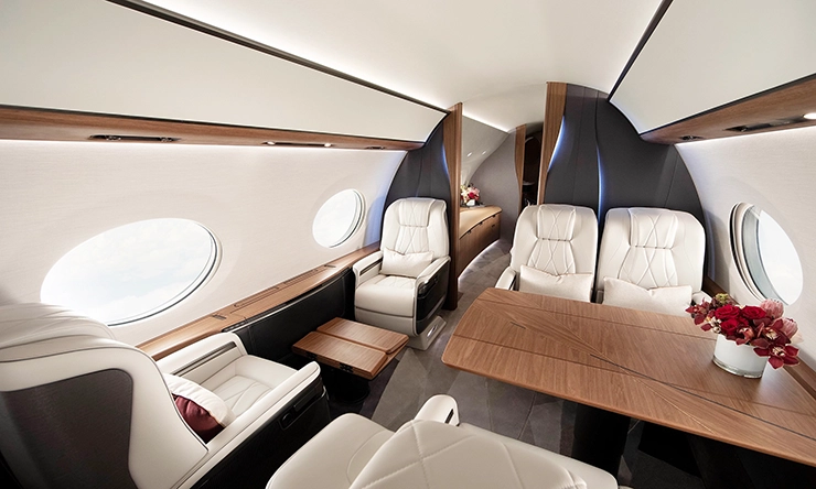 Gulfstream G700 салон внутри