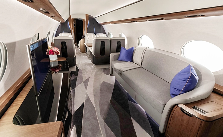 Gulfstream G700 салон внутри