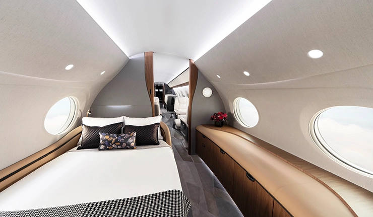 Gulfstream G700 салон внутри