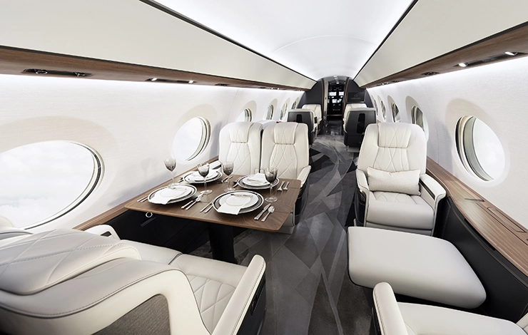Gulfstream G700 салон внутри
